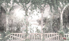 Papel de Parede Adesivo Floresta Tropical Arco Romano