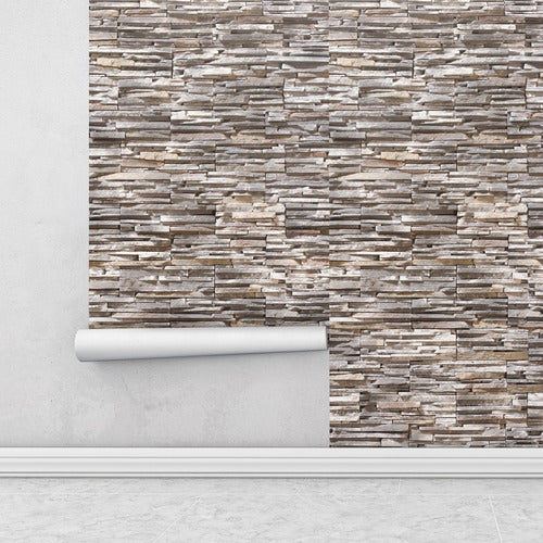 Papel De Parede Adesivo Pedras Rústicas Decor 07