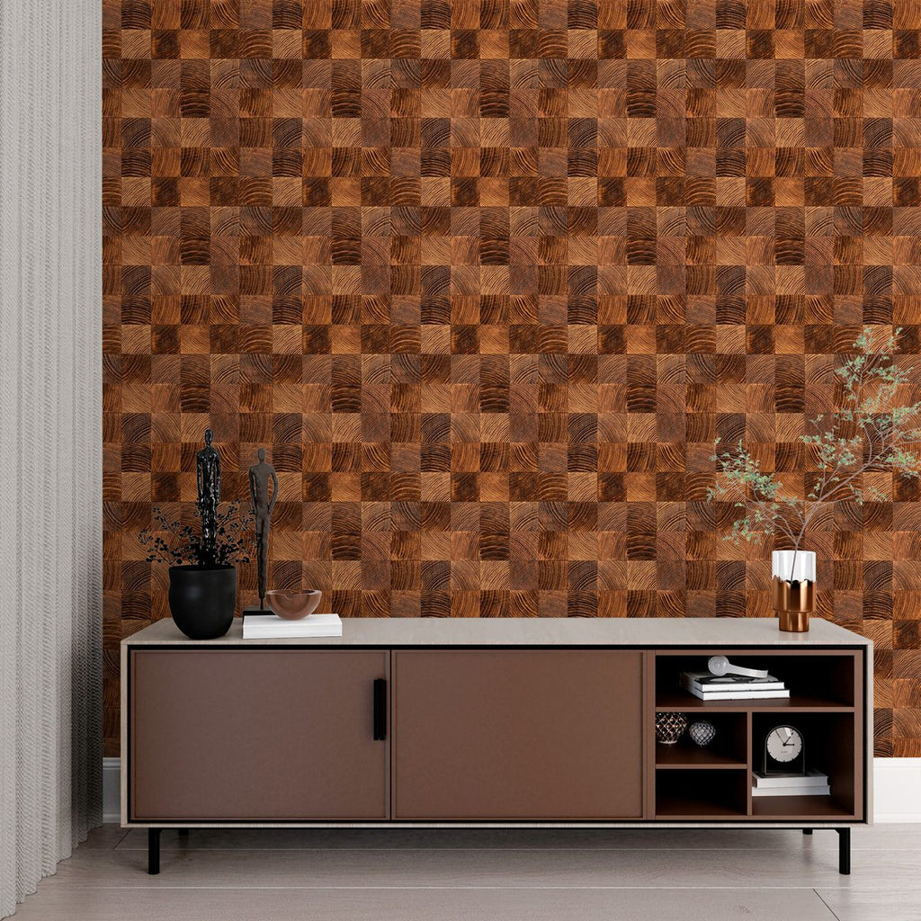 Papel de Parede Adesivo Industrial Madeira Decor 87