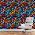 Papel de Parede Adesivo Grafismo Art 8