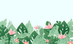 Papel de Parede - Verde em Flor