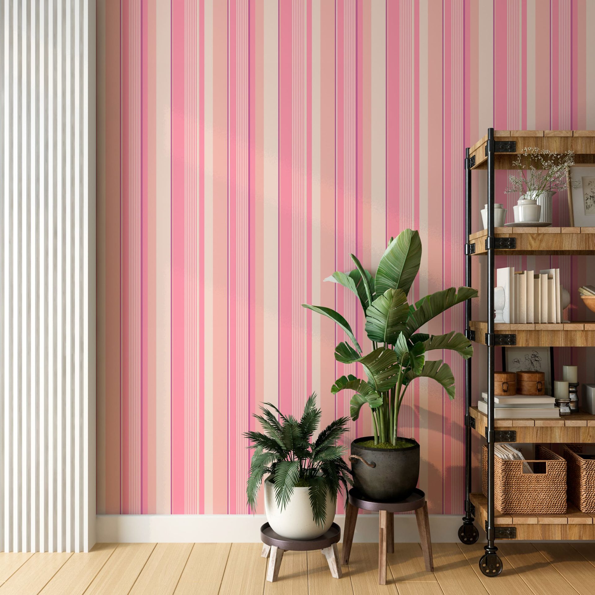 Papel de Parede Adesivo Listrado Decor 21