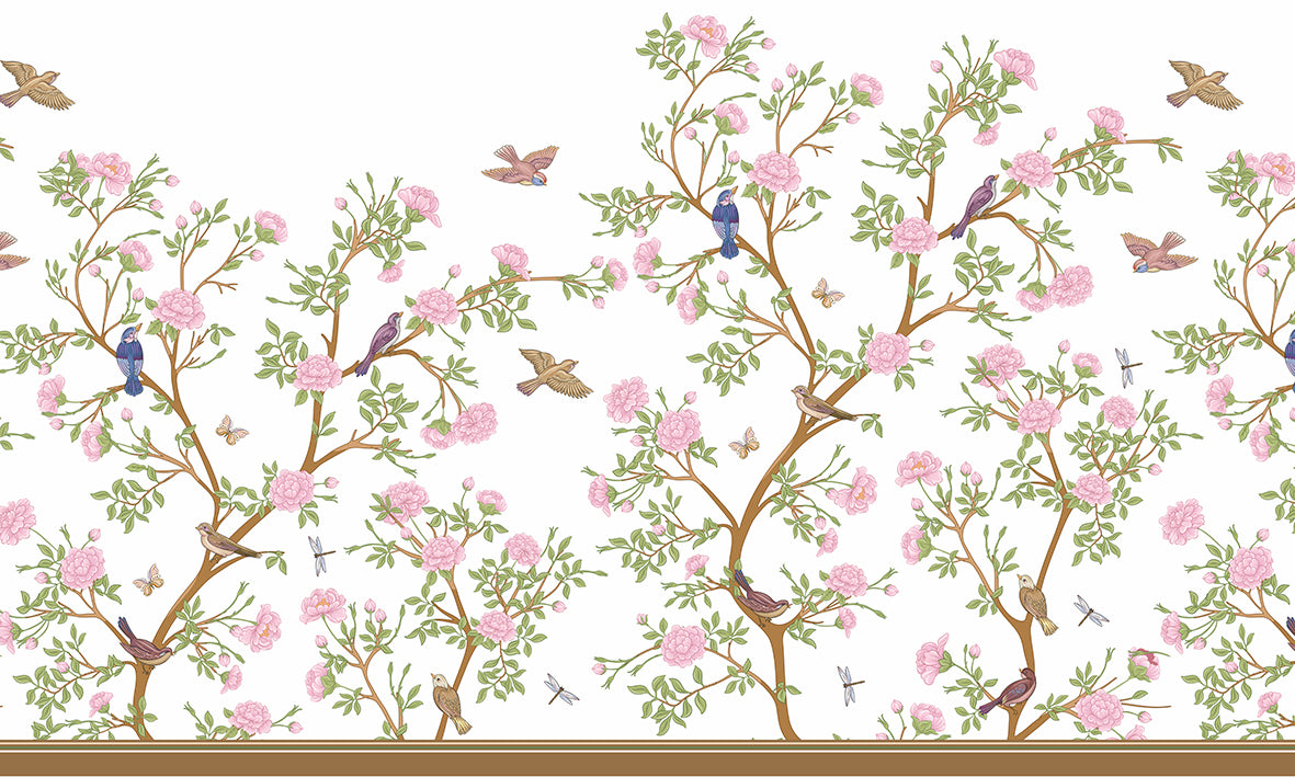Papel de Parede - Jardim em Flor