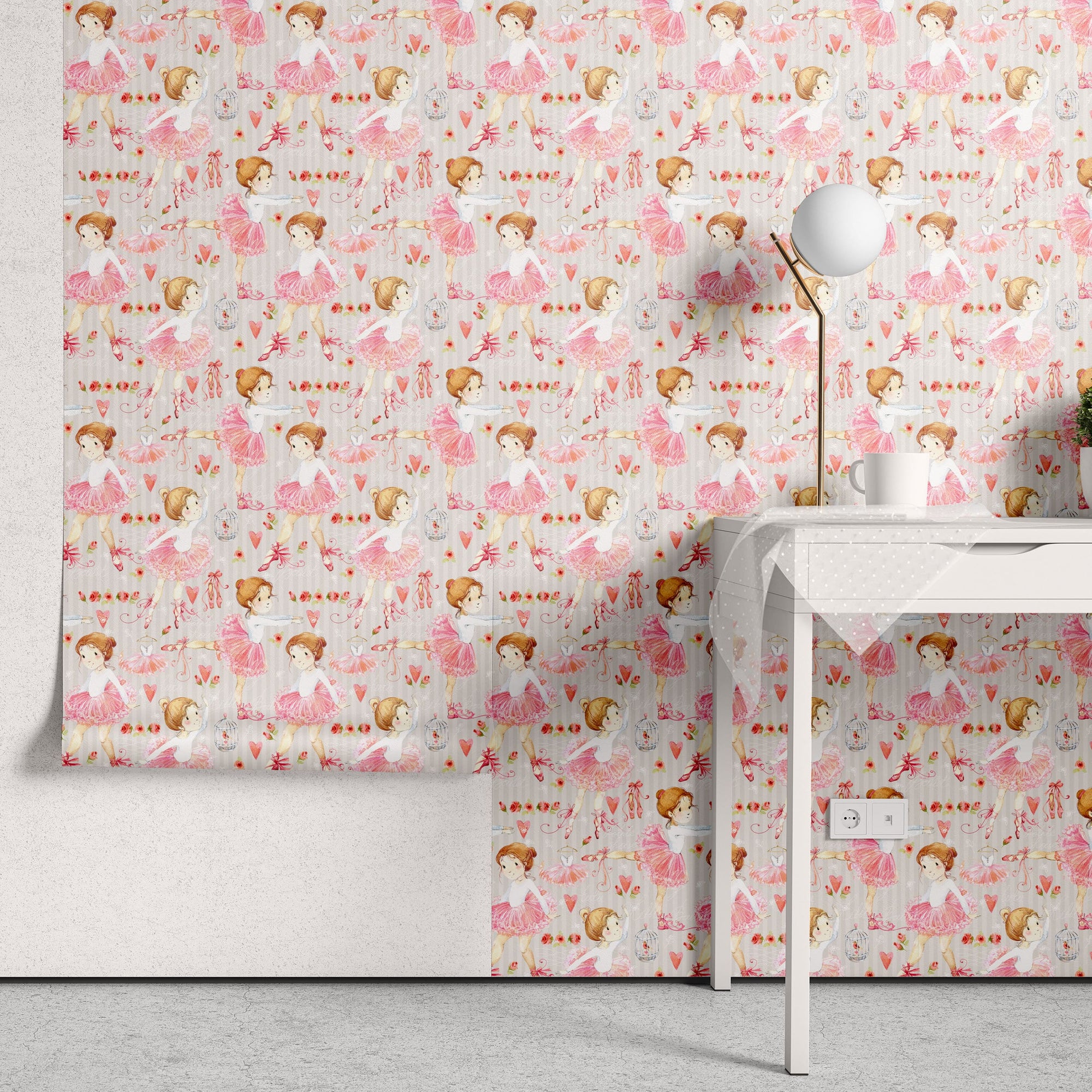 Papel de Parede Adesivo Menina Bailarina 4