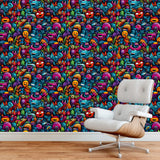 Papel de Parede Adesivo Grafismo Art 2