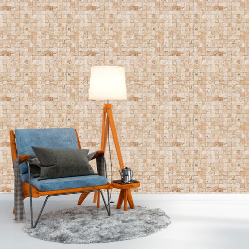 Papel De Parede Adesivo Pedras Rústicas Decor 27