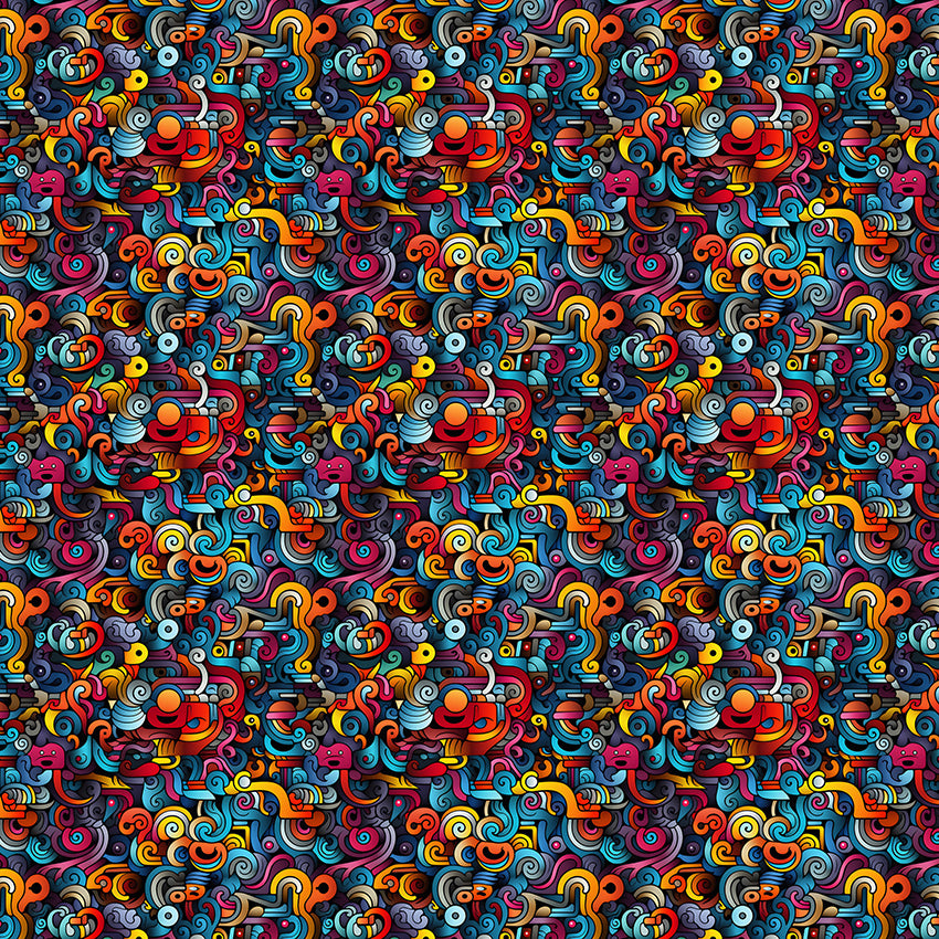 Papel de Parede Adesivo Grafismo Art 10