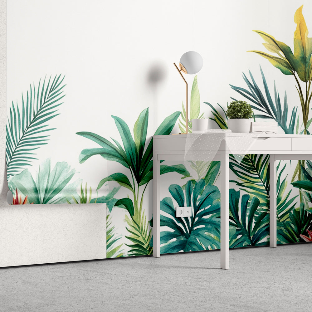 Papel de Parede - Verde Tropical