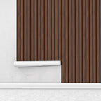 Papel de Parede Adesivo Madeira Rústico Ripado Decor 40