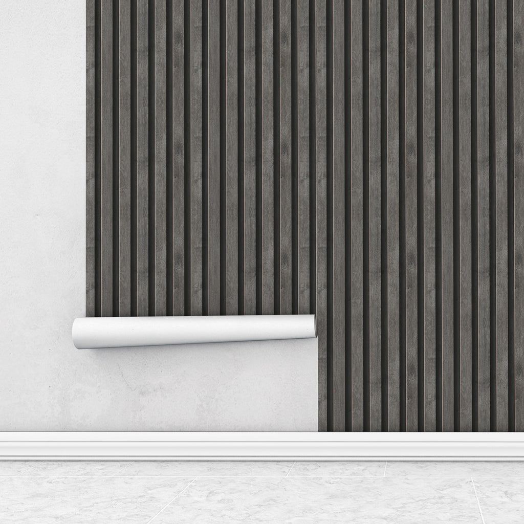 Papel de Parede Adesivo Madeira Rústico Ripado Decor 46