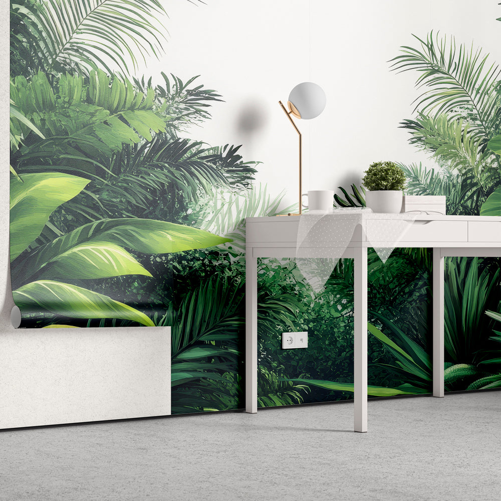 Papel de Parede - Verde Oculto