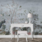 Papel de Parede Adesivo Aves Tropicais - Painel