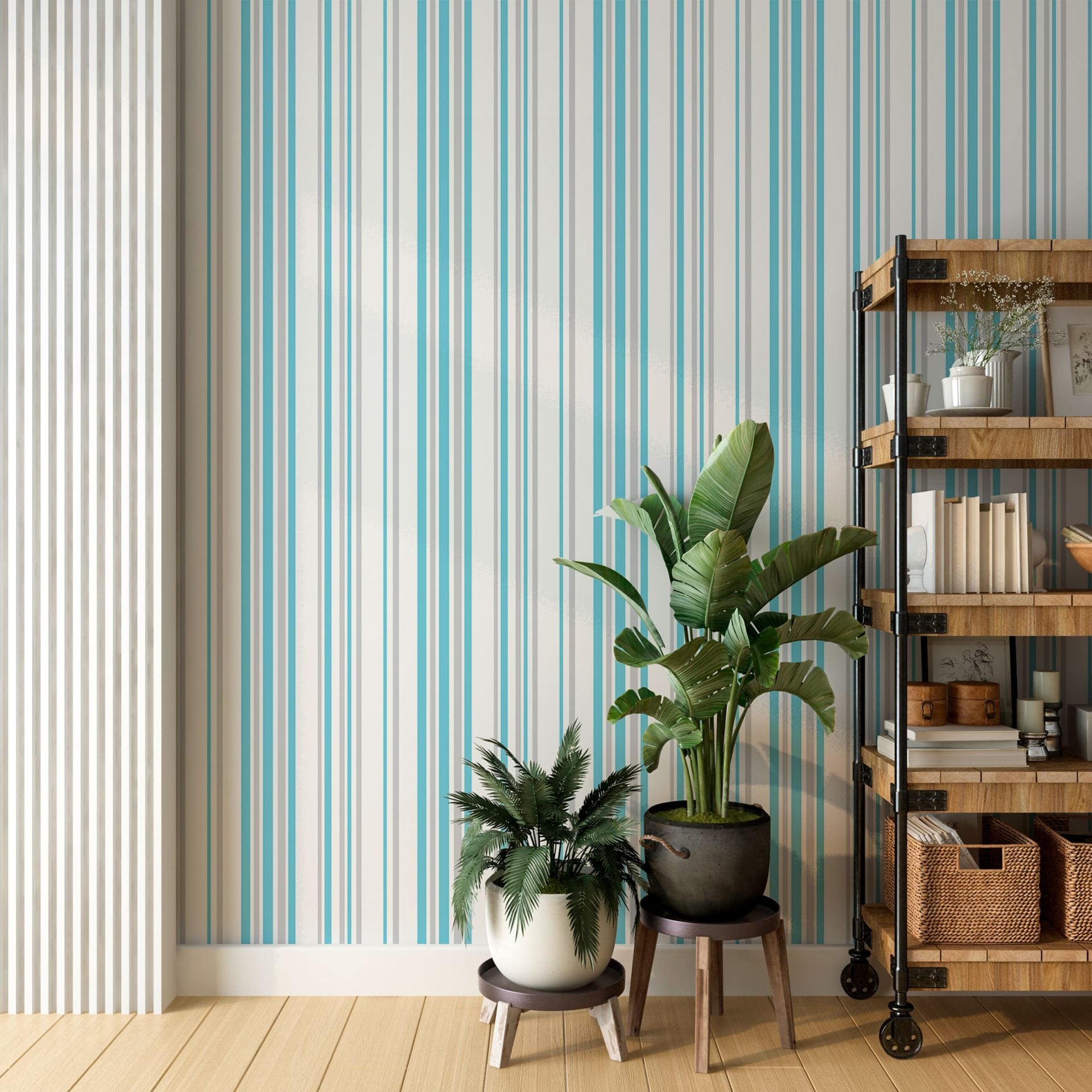 Papel de Parede Adesivo Listrado Decor 104