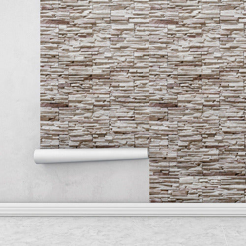 Papel De Parede Adesivo Pedras Rústicas Decor 06