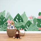 Papel de Parede - Verde em Flor