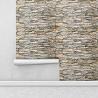 Papel De Parede Adesivo Pedras Rústicas Decor 17