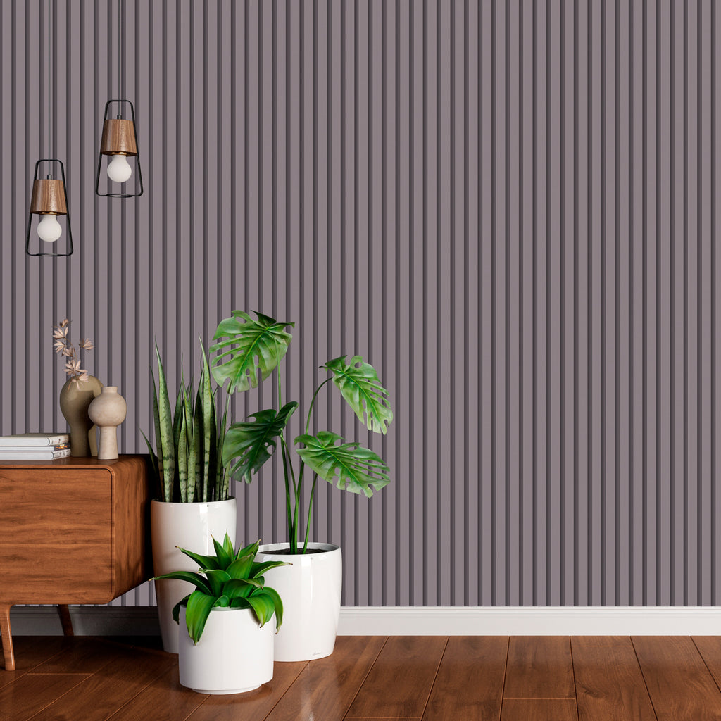 Papel de Parede Adesivo Madeira Rústico Ripado Decor 64