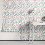 Papel de Parede Adesivo Menino Alfabeto Colorido