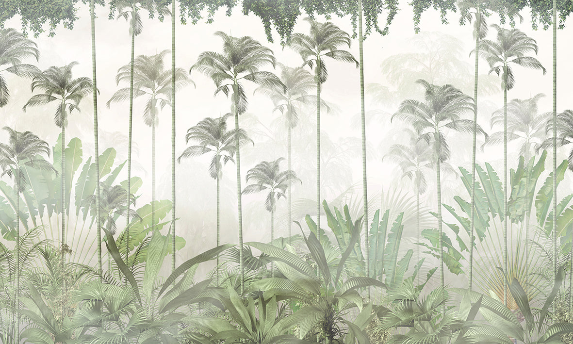 Papel de Parede - Palmeiras Tropicana