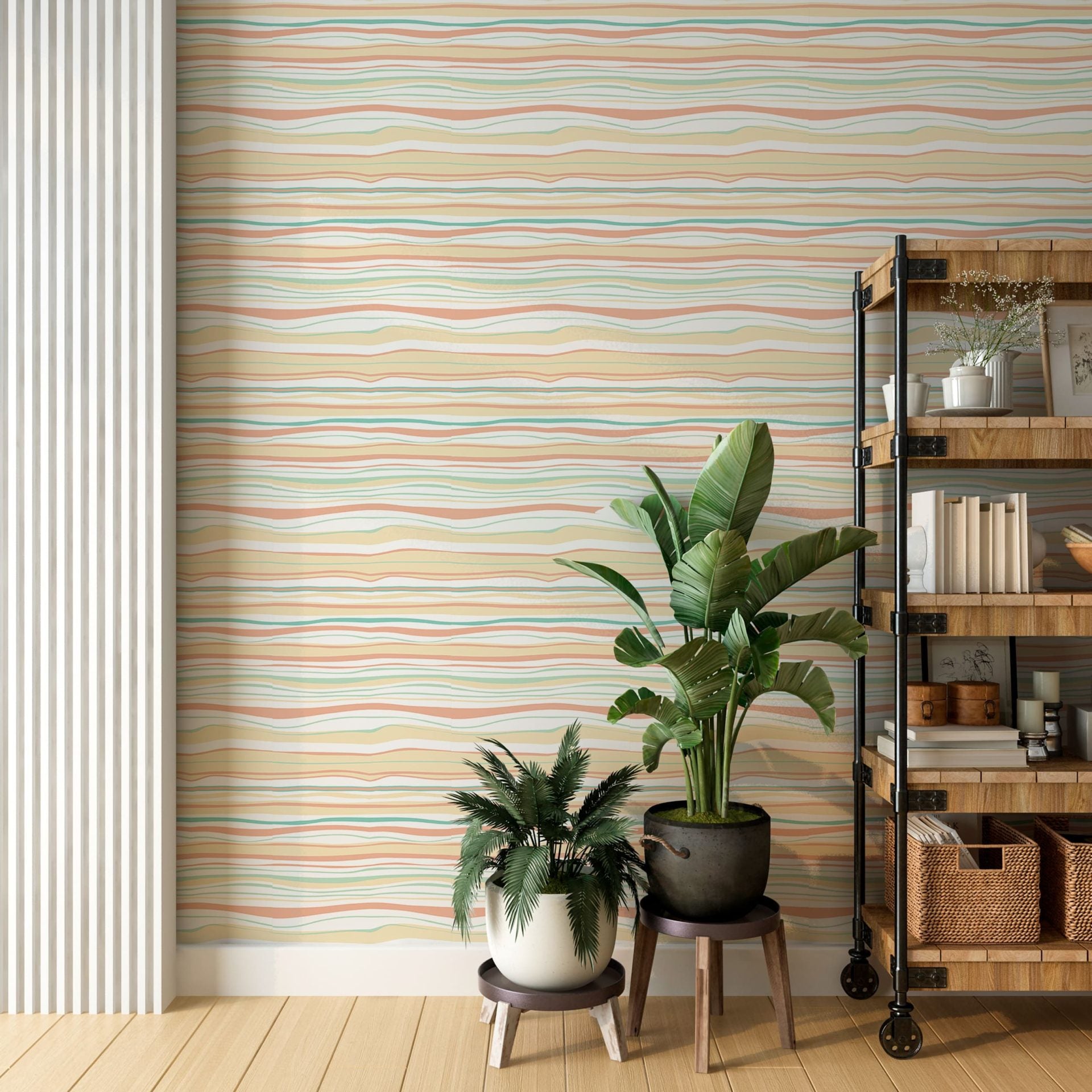 Papel de Parede Adesivo Listrado Decor 110