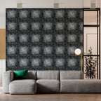 Papel de Parede Adesivo Industrial Metal Rebite Decor 110