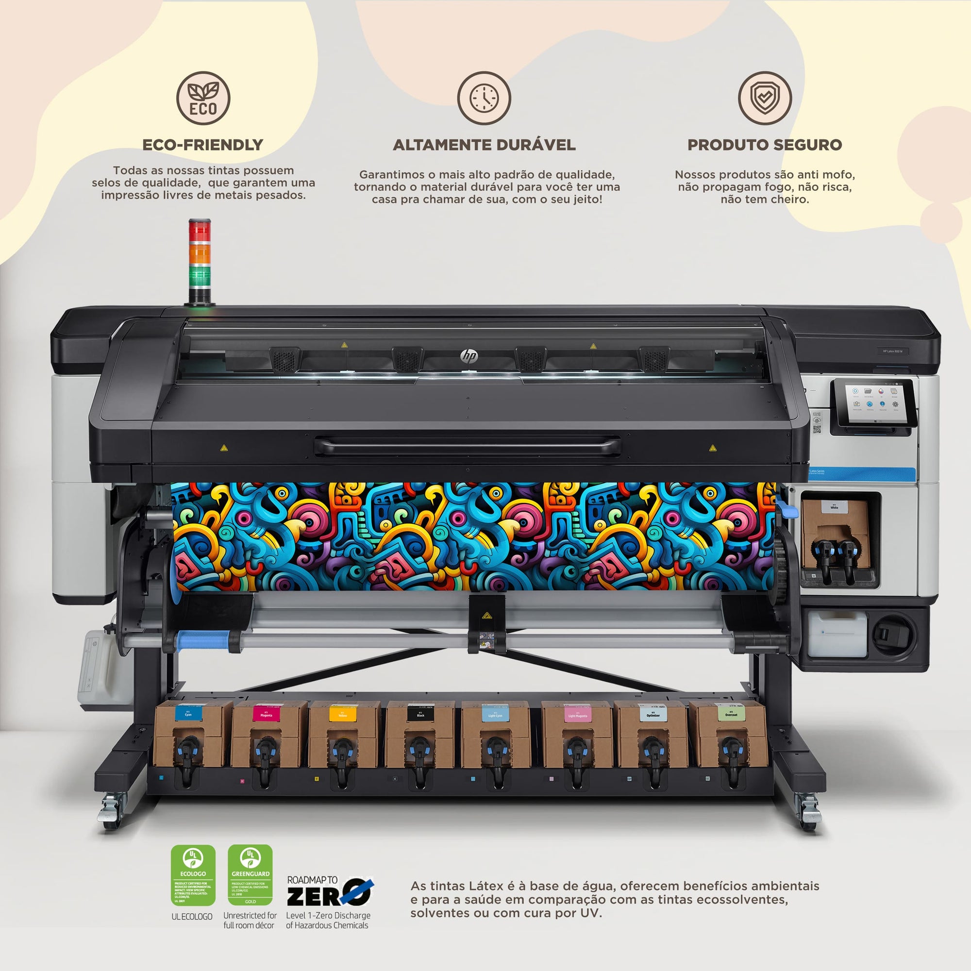 Papel de Parede Adesivo Grafismo Art 7
