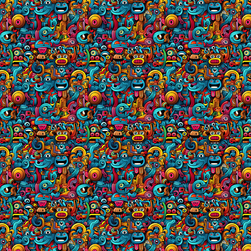 Papel de Parede Adesivo Grafismo Art 5