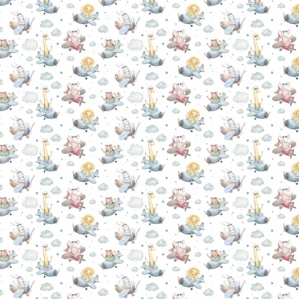 Papel de Parede Adesivo Menino Caminho do Voo Feliz