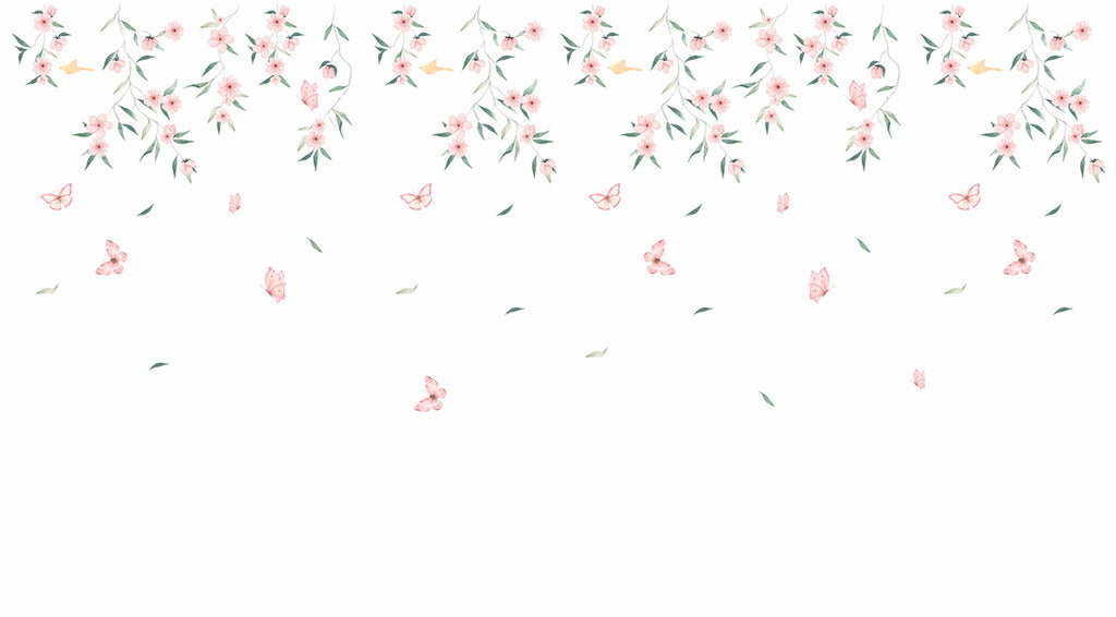Papel de Parede - Sonho Floral em Aquarela