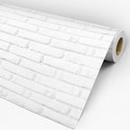Papel De Parede Adesivo Tijolinho  28