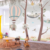 Papel de Parede Adesivo Menino Koala