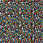 Papel de Parede Adesivo Grafismo Art 3