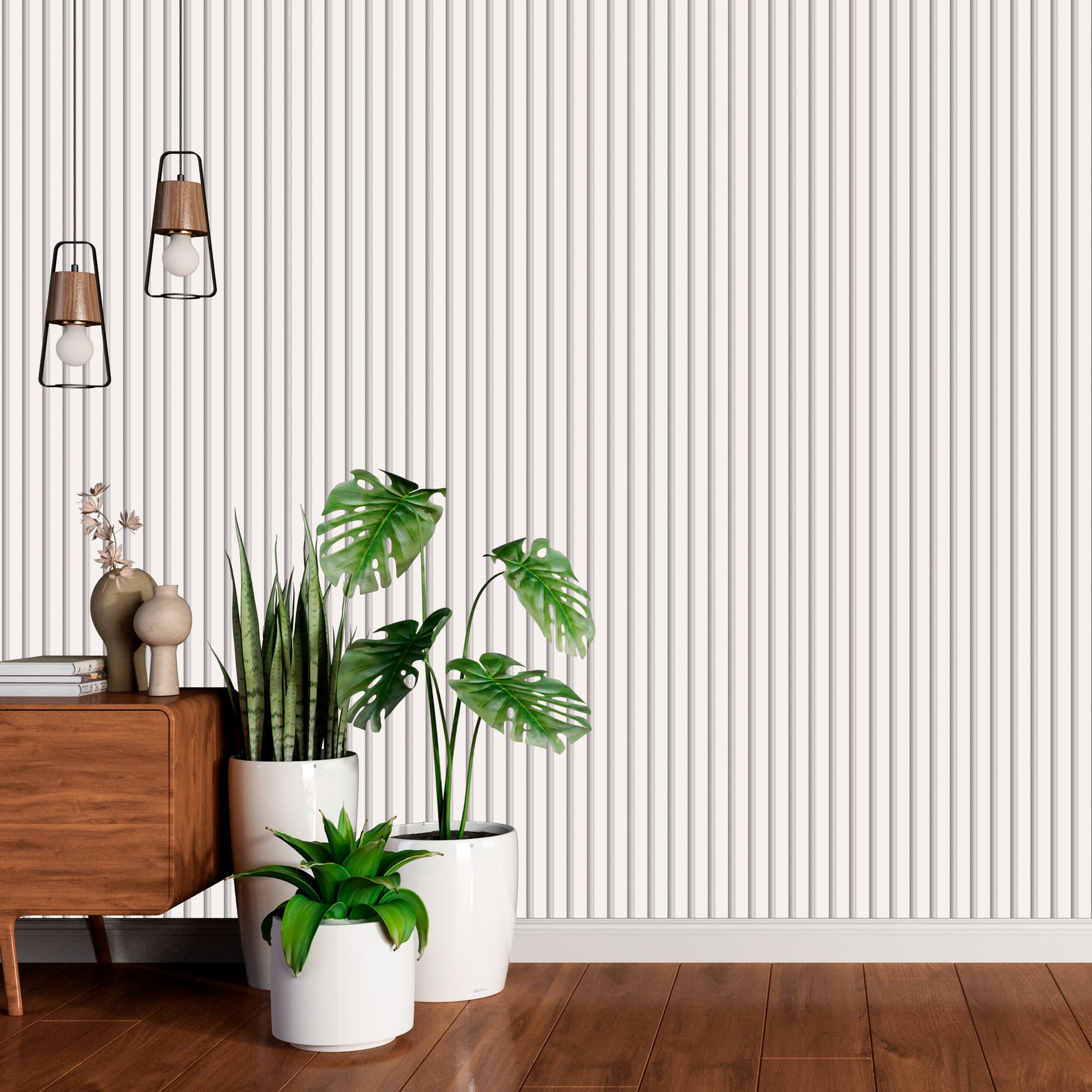 Papel de Parede Adesivo Madeira Rústico Ripado Decor 79
