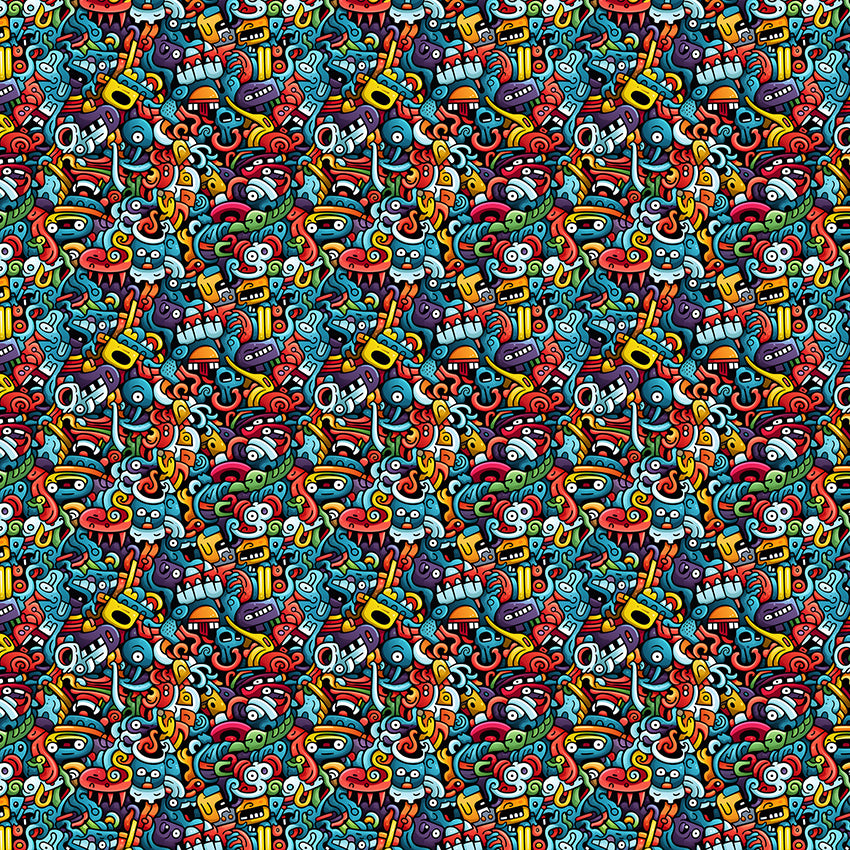 Papel de Parede Adesivo Grafismo Art 1