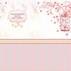Papel de Parede Adesivo Menina Gaiola Amorosa - Painel
