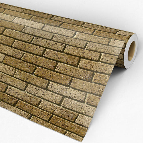 Papel De Parede Adesivo Tijolinho   02