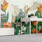 Papel de Parede - Jardim de Plantas