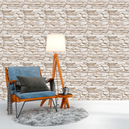 Papel De Parede Adesivo Pedras Rústicas Decor 20