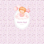 Papel de Parede Adesivo Menina Baby