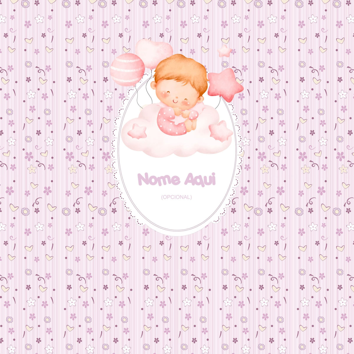 Papel de Parede Adesivo Menina Baby
