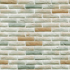 Papel De Parede Adesivo Tijolinho  07