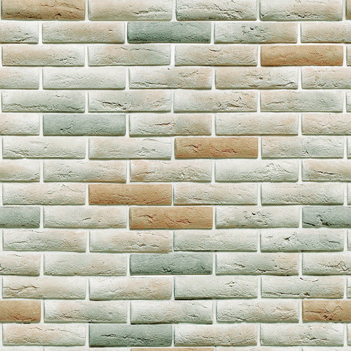 Papel De Parede Adesivo Tijolinho  07