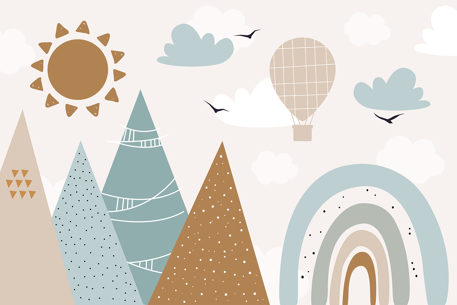 Papel de Parede - Horizonte Alpino